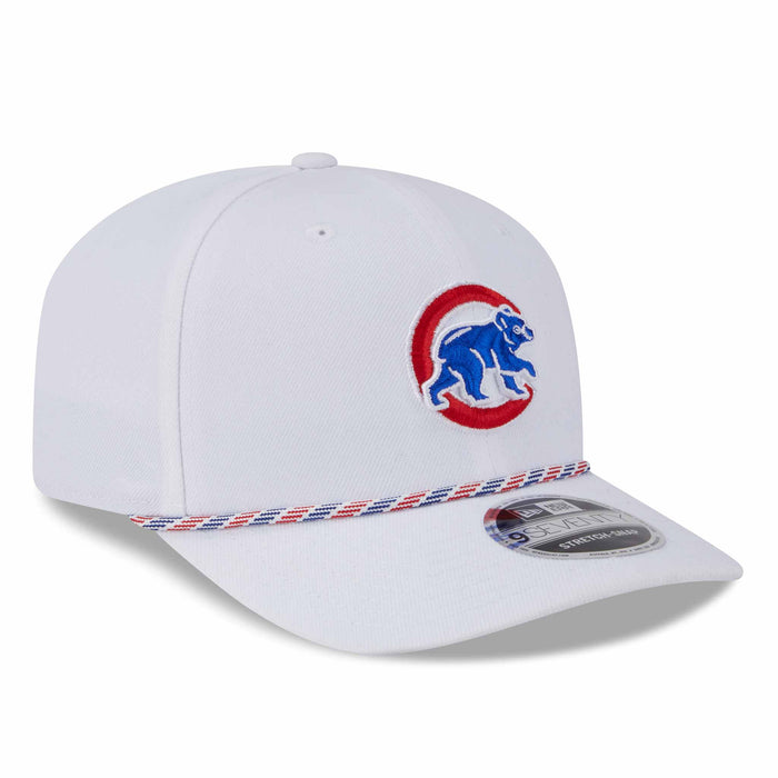 Chicago Cubs New Era Walking Bear White Multi Rope 9SEVENTY Stretch Snap Adjustable Cap
