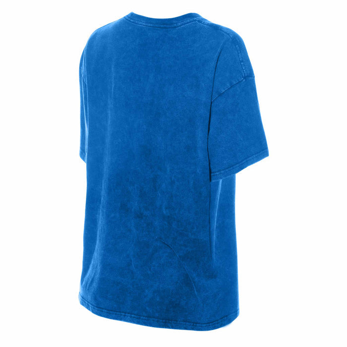 Chicago Cubs New Era Women's Royal Oversized Diamond T-Shirt