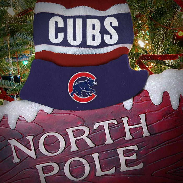 Chicago Cubs Nike Peak Standard Win Pom Beanie