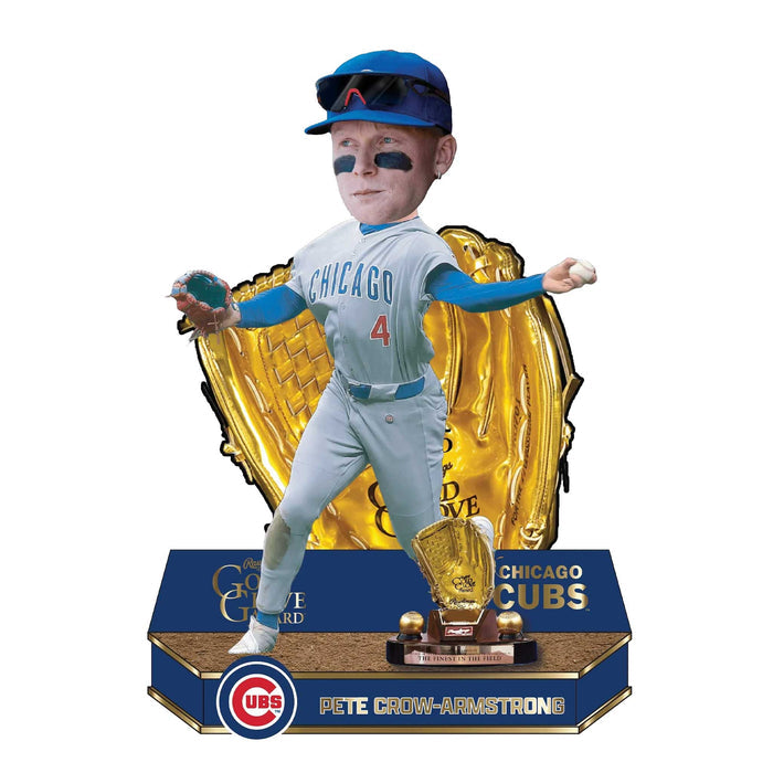 Chicago Cubs Pete Crow-Armstrong 2025 Gold Glove Bobblehead