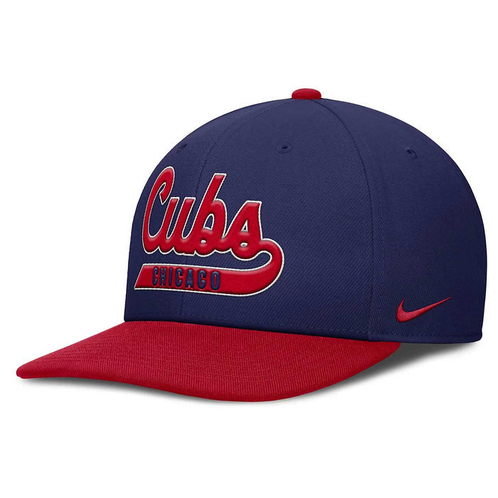 Chicago Cubs Nike Pro Structured Square Bill Adjustable Cap
