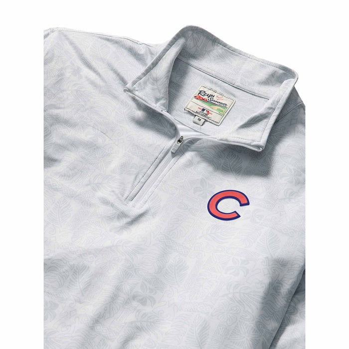 Chicago Cubs Reyn Spooner South Pacific White Quarter Zip