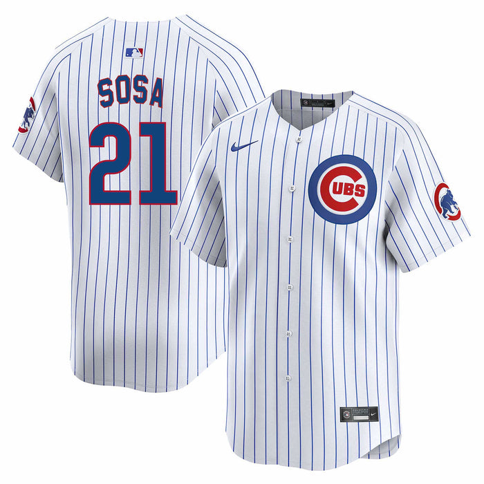 Chicago Cubs Sammy Sosa Youth Home Nike Home Run Jersey With Authentic Lettering