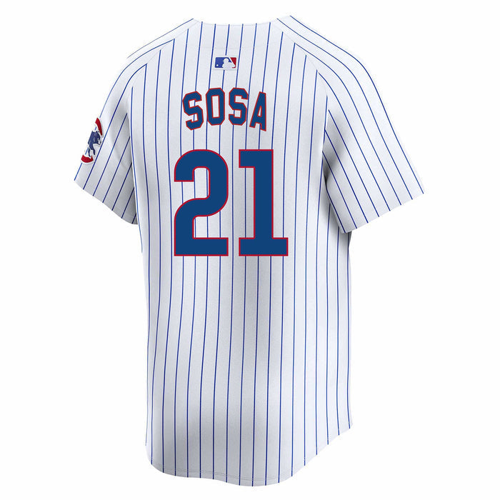 Chicago Cubs Sammy Sosa Youth Home Nike Home Run Jersey With Authentic Lettering