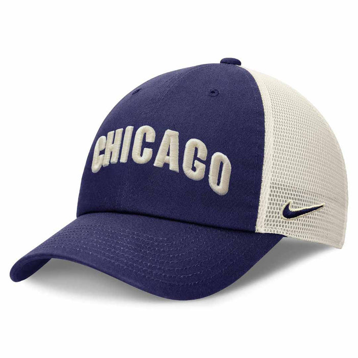 Chicago Cubs Nike Statement Dri-Fit Club Structured Trucker Adjustable Cap