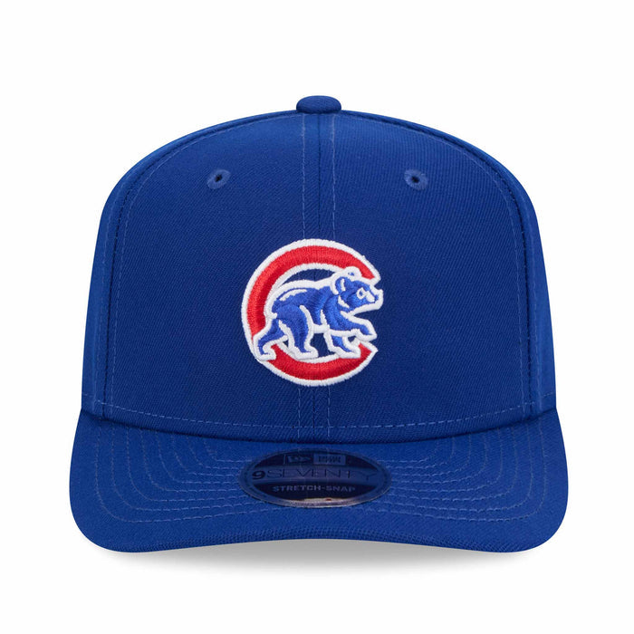 Chicago Cubs Walking Bear 9SEVENTY Stretch Snap Adjustable Cap