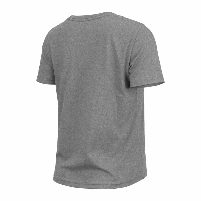 Chicago Cubs Women's New Era 1984 Bear Bubble Grey T-Shirt