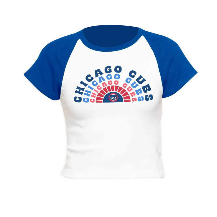 Chicago Cubs Women's New Era Rainbow Baby T-Shirt