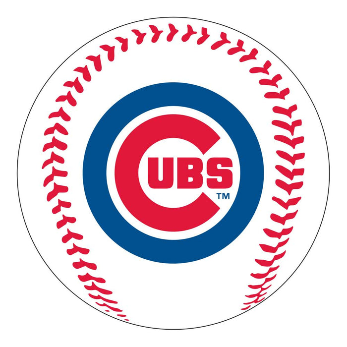 Chicago Cubs Wooden Baseball Magnet