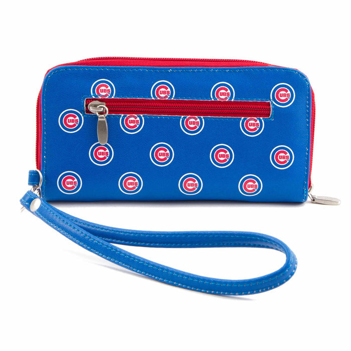 Chicago Cubs Zip Around Victory Wristlet Wallet