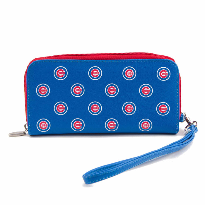 Chicago Cubs Zip Around Victory Wristlet Wallet