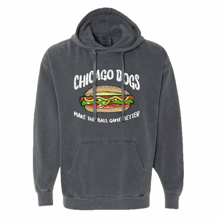 Chicago Dogs Make The Ball Game Better Hooded Sweatshirt