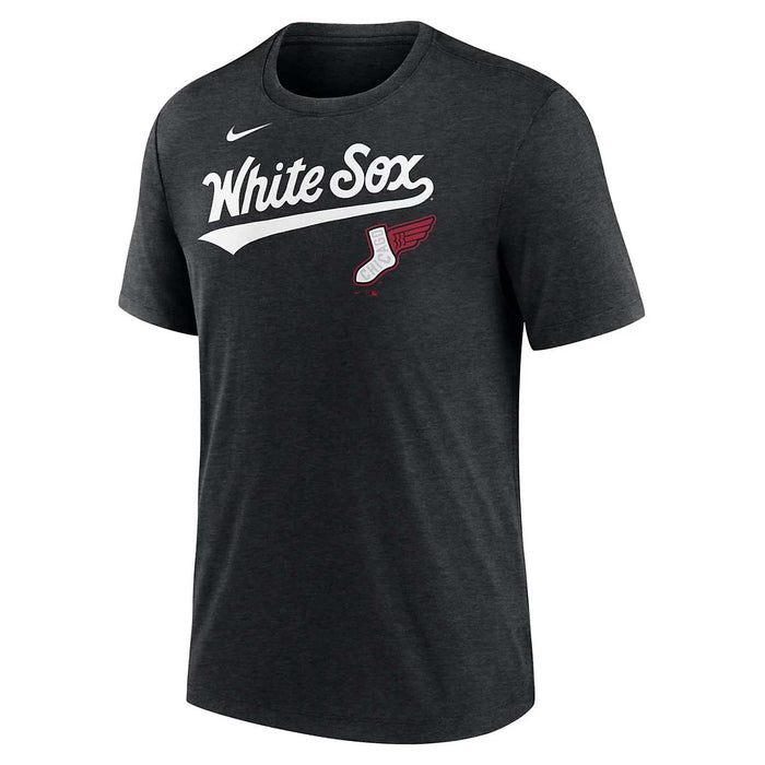 Chicago White Sox Nike 2025 City Connect Script Sock T-Shirt