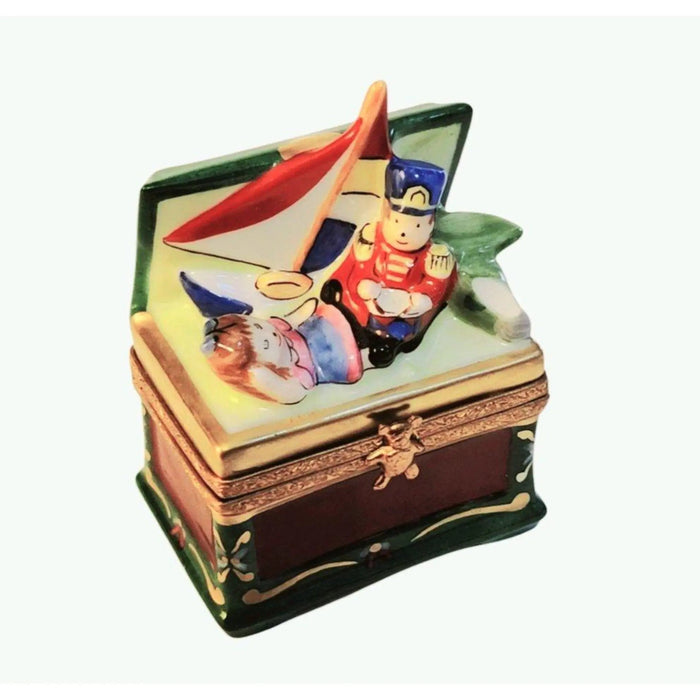 Toy Wonderland Limoges Box Porcelain Limoges xmas theme Kids Babies French Trinket Box