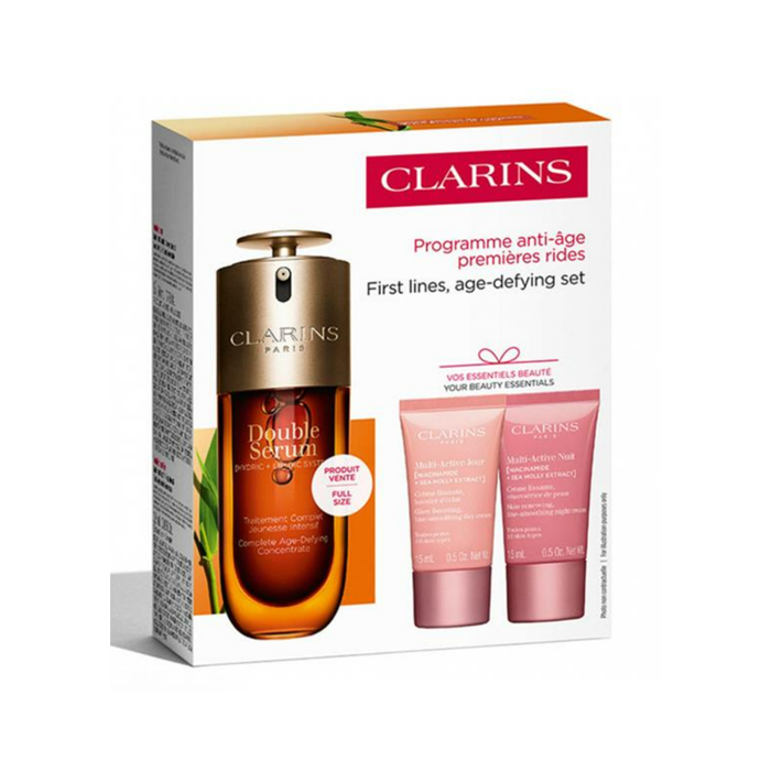 Clarins Set Doubleserum 50Ml + Mini Multiactive Day & Night