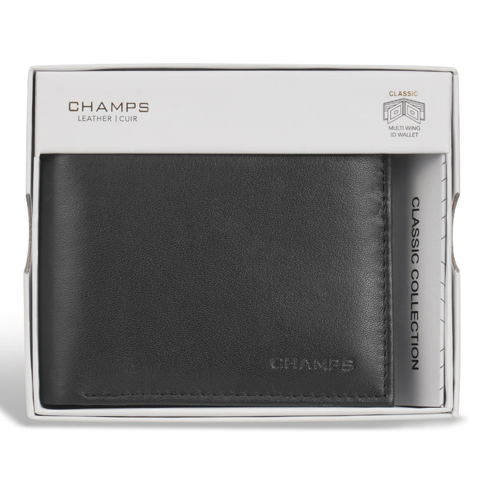 Classic / Leather Multi-Wing ID Wallet *Drop Ship*