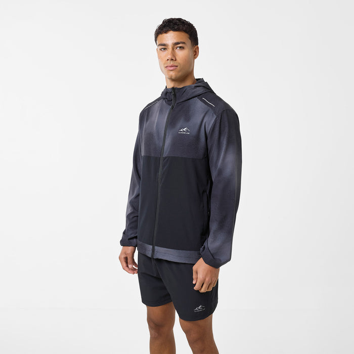 Cloud Print Jacket | Black