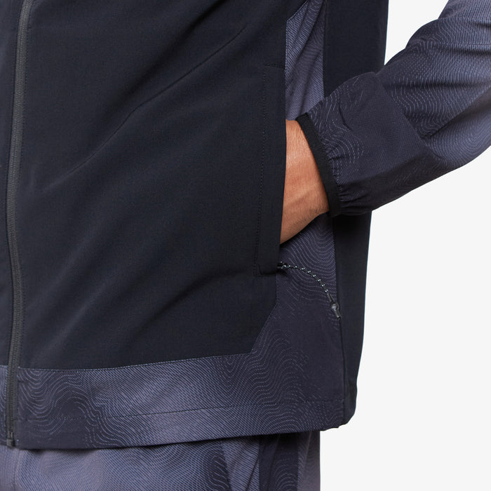 Cloud Print Jacket | Black