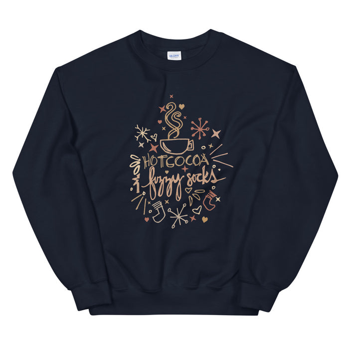 Cocoa and Fuzzy Socks Unisex Sweatshirt