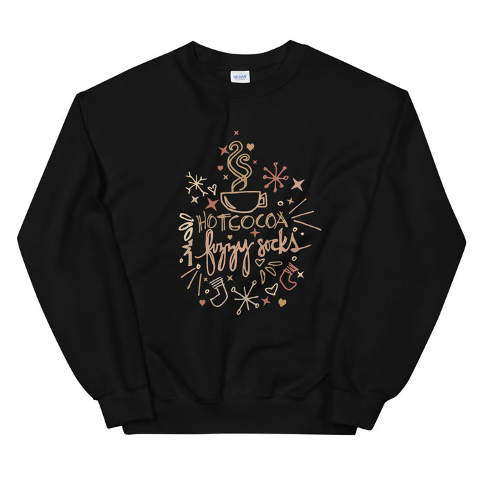 Cocoa and Fuzzy Socks Unisex Sweatshirt