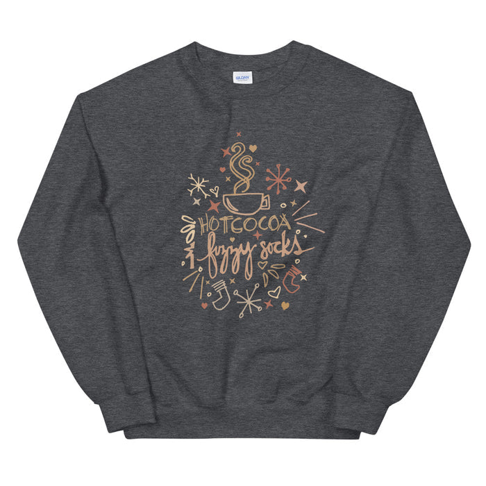 Cocoa and Fuzzy Socks Unisex Sweatshirt