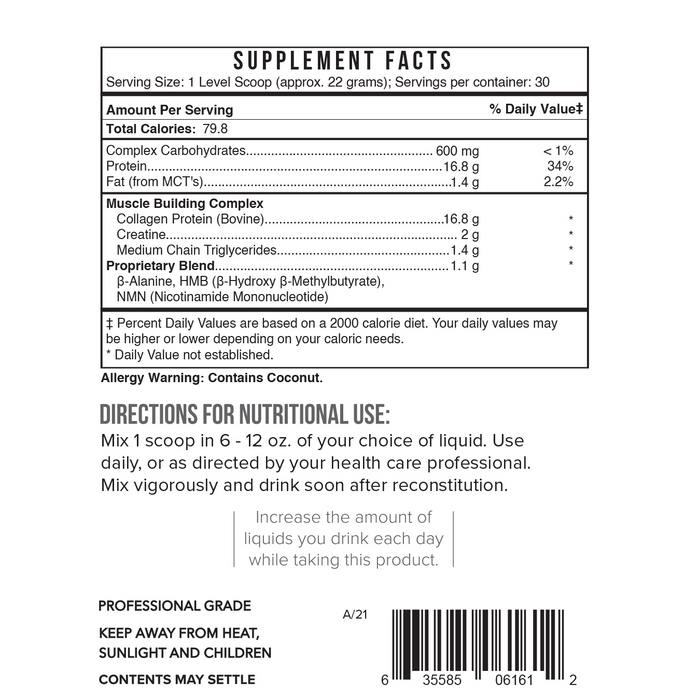 Collagen MB Supplement Facts