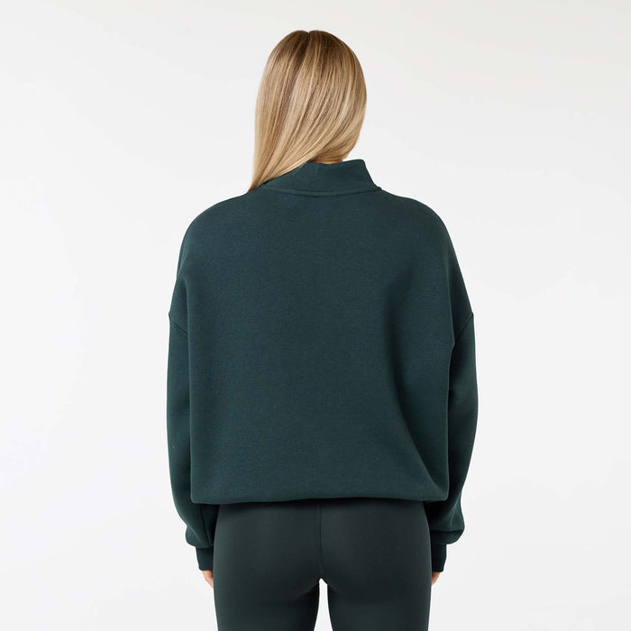 Collegiate 1/4  Zip | Pine Green