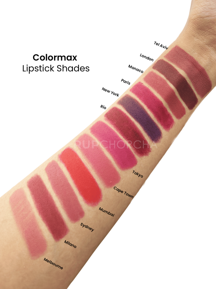 Colormax Diva Glamour Matte Lipcolour 1.4g- Mumbai