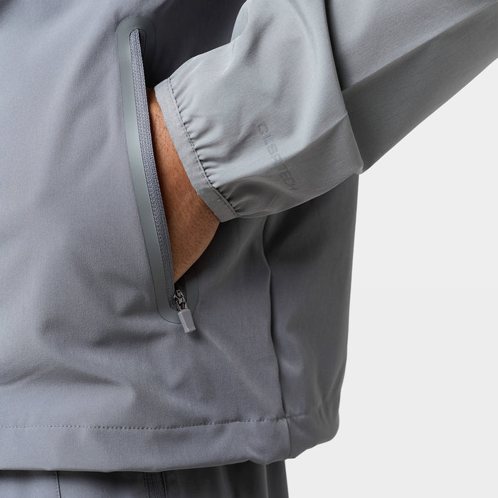 Contrast Tech Windbreaker Twinset | Iron Grey/Grey