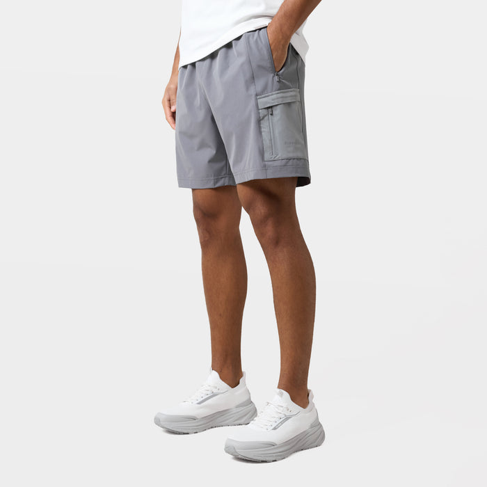 Contrast Tech Windbreaker Twinset | Iron Grey/Grey