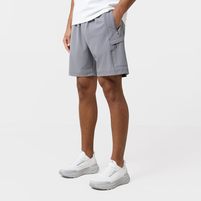 Contrast Tech Windbreaker Twinset | Iron Grey/Mint