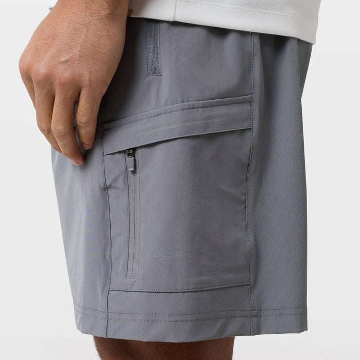 Contrast Tech Windbreaker Twinset | Iron Grey/Mint