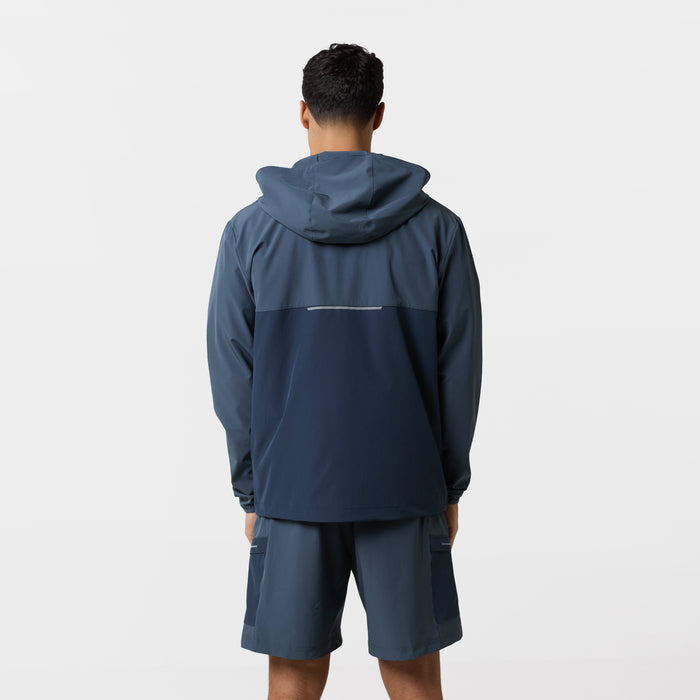 Contrast Tech Windbreaker Twinset | Navy/Blue