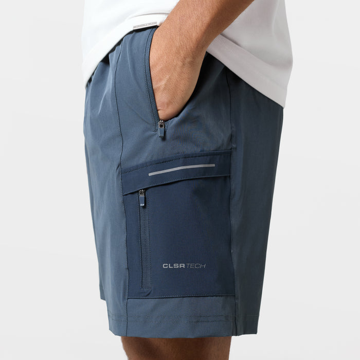 Contrast Tech Windbreaker Twinset | Navy/Blue