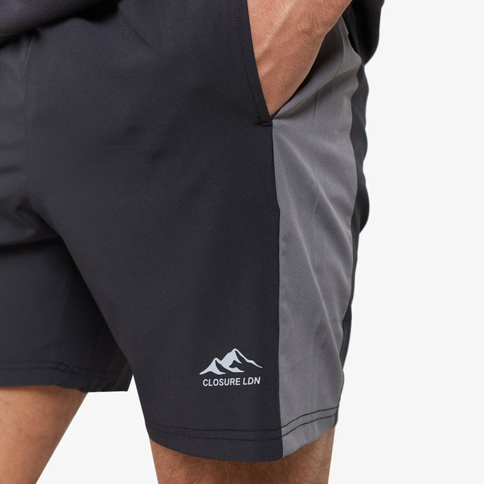 Core Cut & Sew Short | Black/Grey