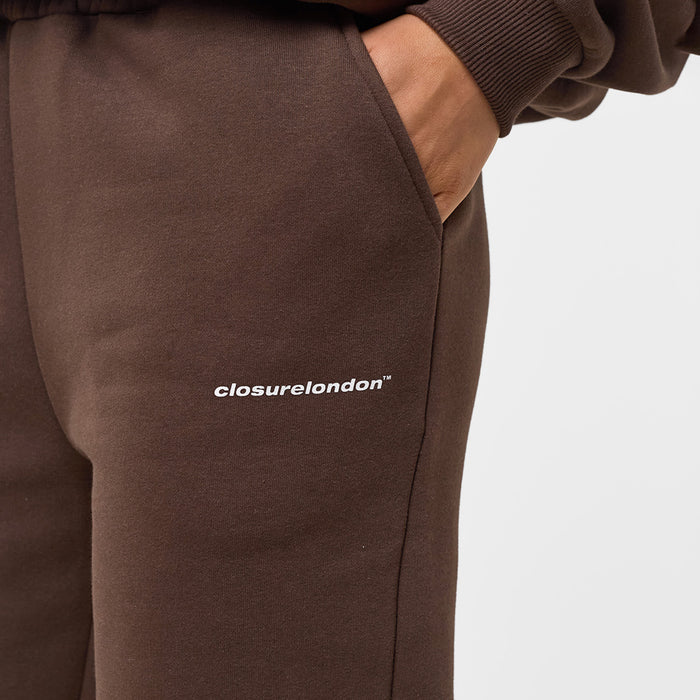 Core Logo Cuffed Jogger | Coffee