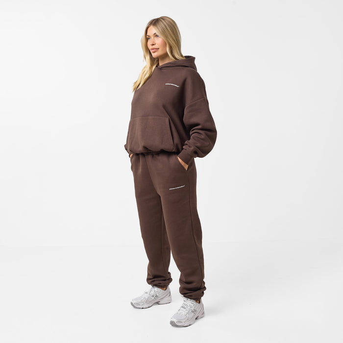 Core Logo Cuffed Jogger | Coffee