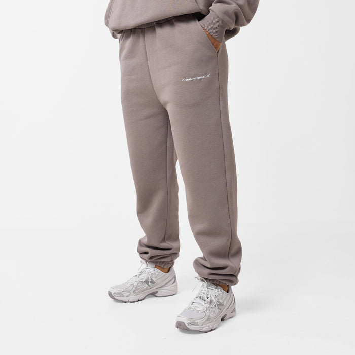 Women's Core Logo Cuffed Jogger  Pebble Closure London Front View