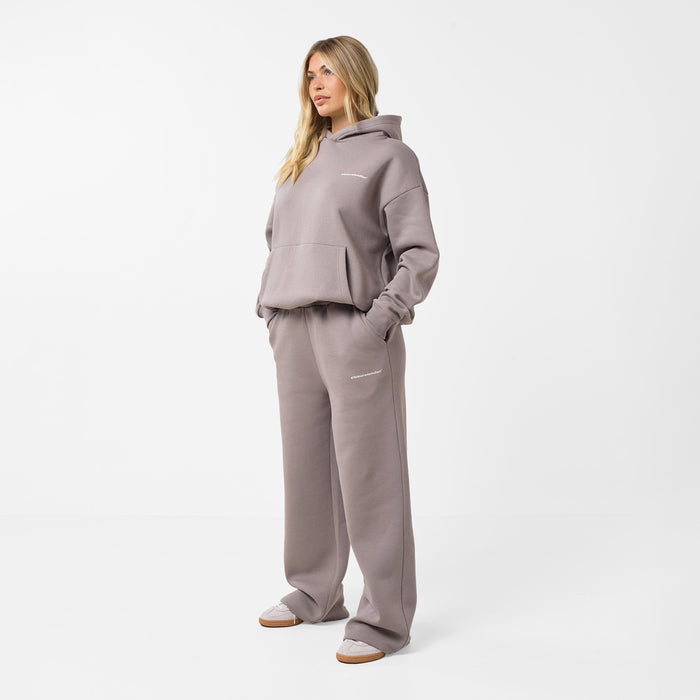Core Logo Open Hem Jogger | Pebble