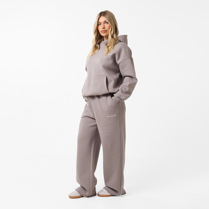 Core Logo Open Hem Jogger | Pebble