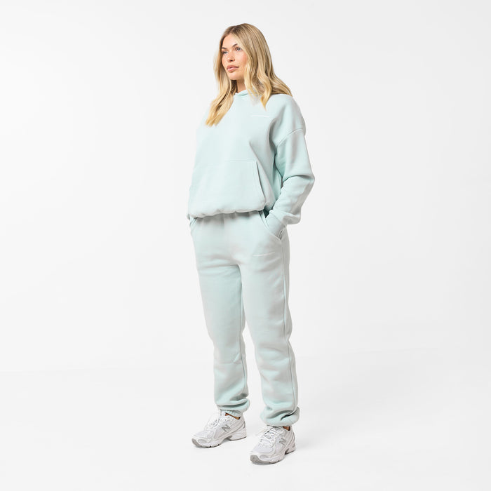 Women's Core Logo Tracksuit  Sage Closure London Front View