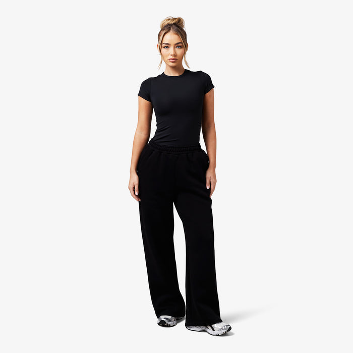 Core Open Hem Jogger | Black