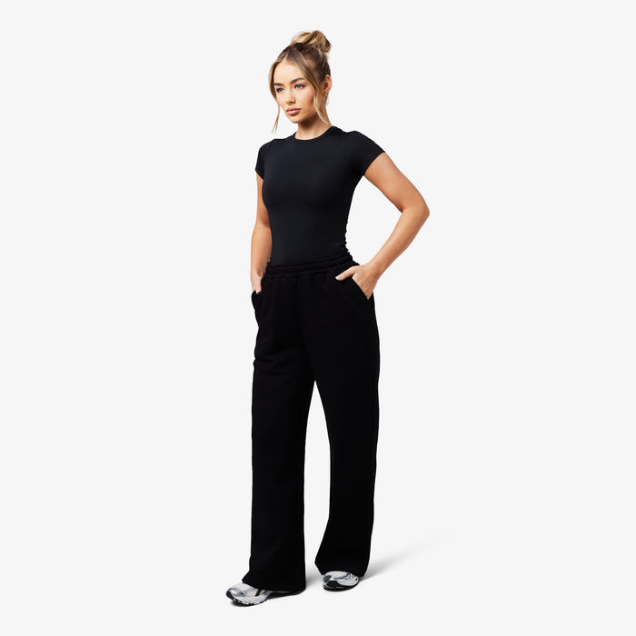 Core Open Hem Jogger | Black