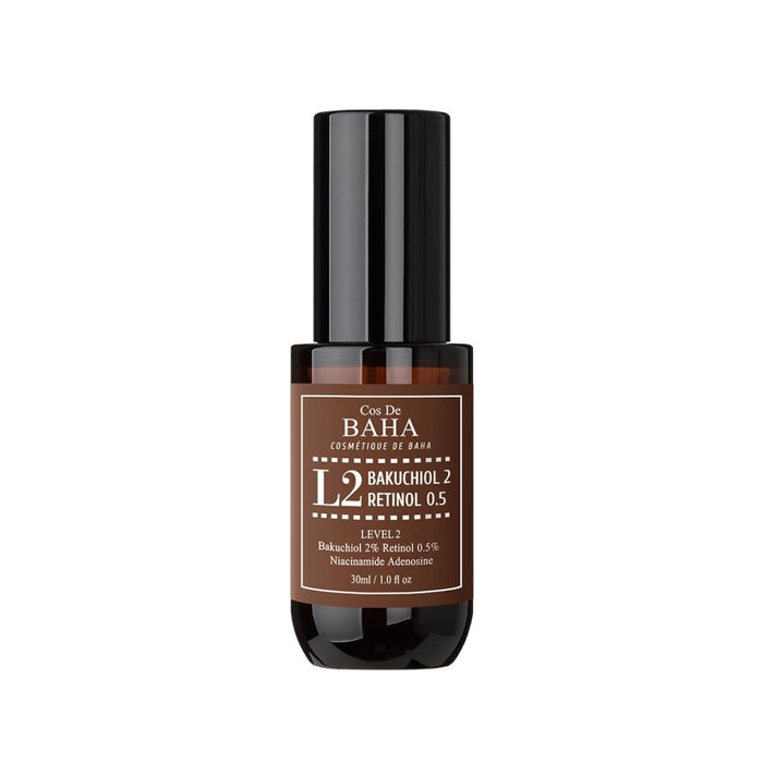 Cos De BAHA L2 Serum with Level 2 Bakuchiol 2% and Retinol 0.5% 30ml