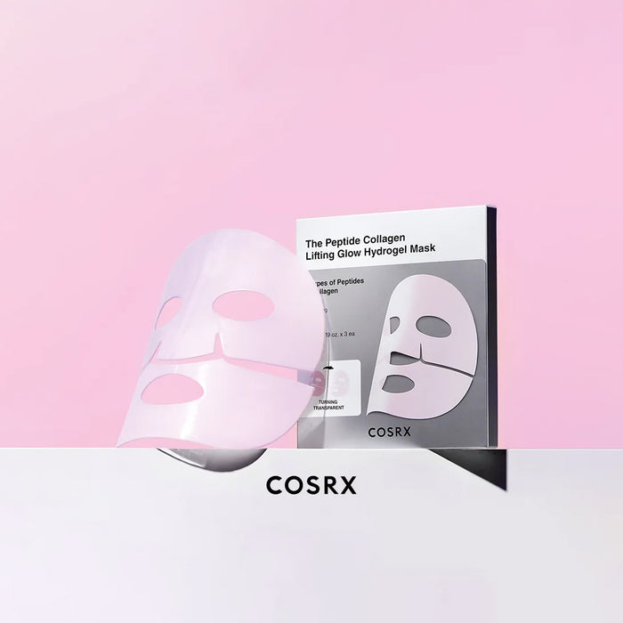 COSRX Peptide Collagen Glow Hydrogel Mask – hidrogelinė veido kaukė