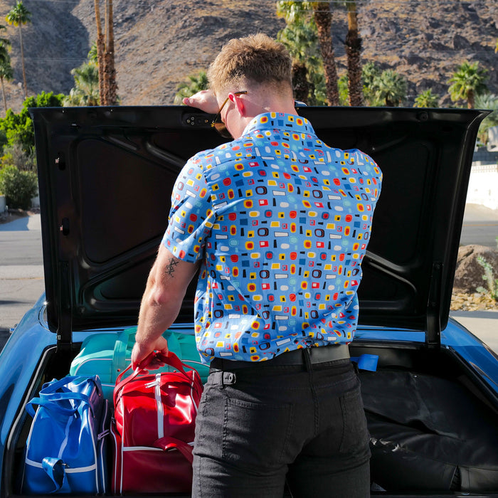 Cotton Mod Shirt - Blue Atomic - Destination PSP