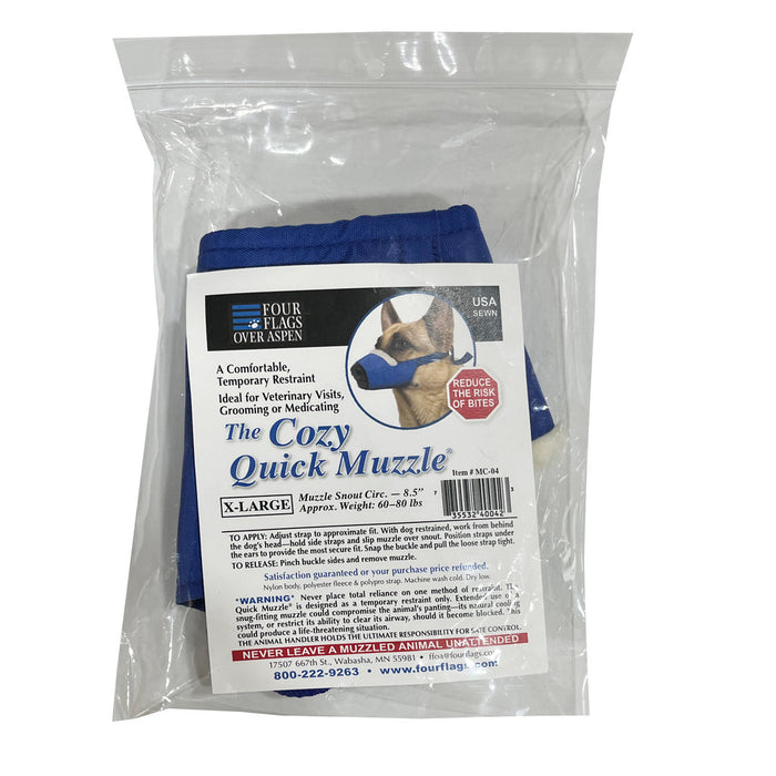 Cozy Quick X-Large Muzzle, Front of Packaging