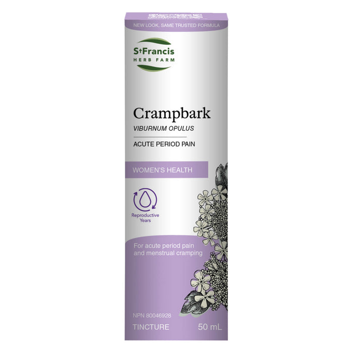 Box of St. Francis Herb Farm Crampbark 50mL