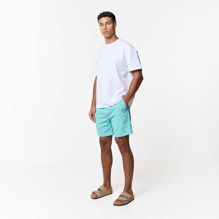 Crinkle Icon Swimshort | Aqua