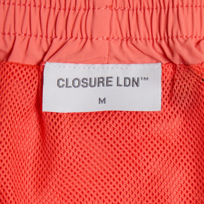 Crinkle Icon Swimshort | Coral